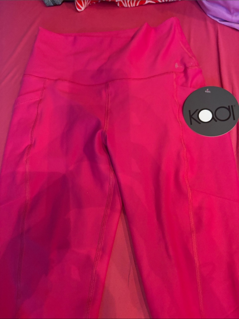 High-Waist Pink Active Leggings